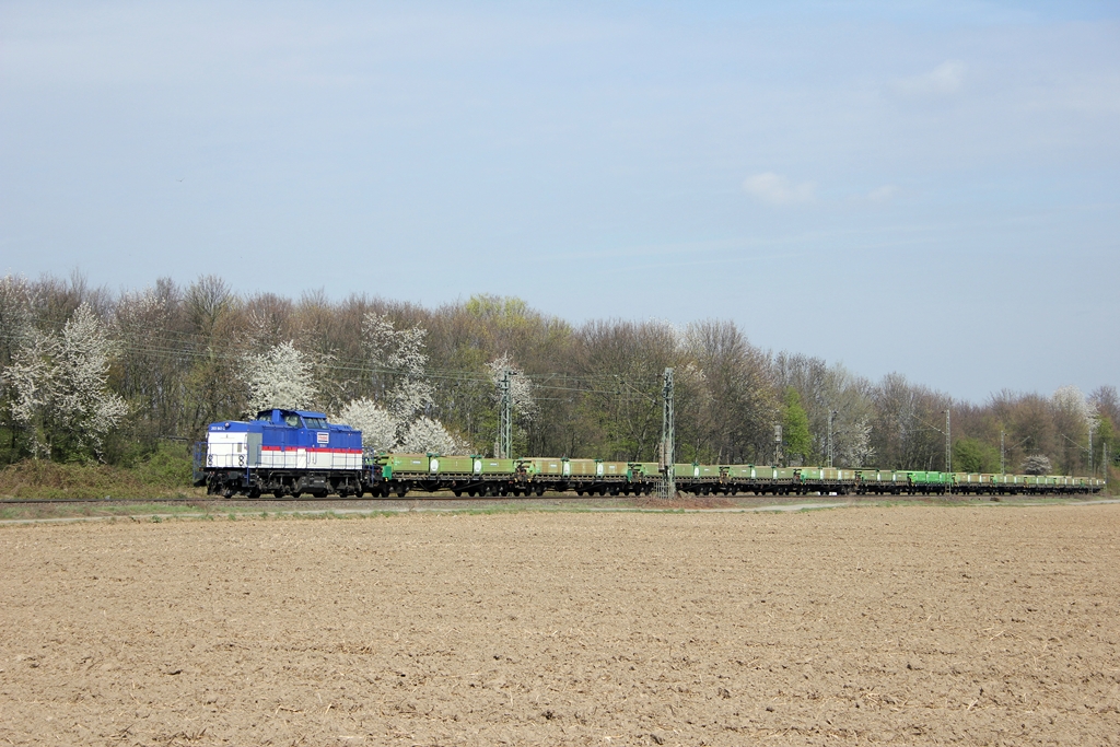 Strabag 203 841-2 in Vilich-M�ldorf am 3.4.2012