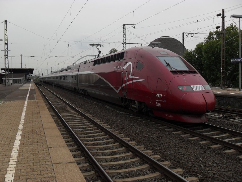 TGV Thalys in K�ln Deutz am 2.9.10