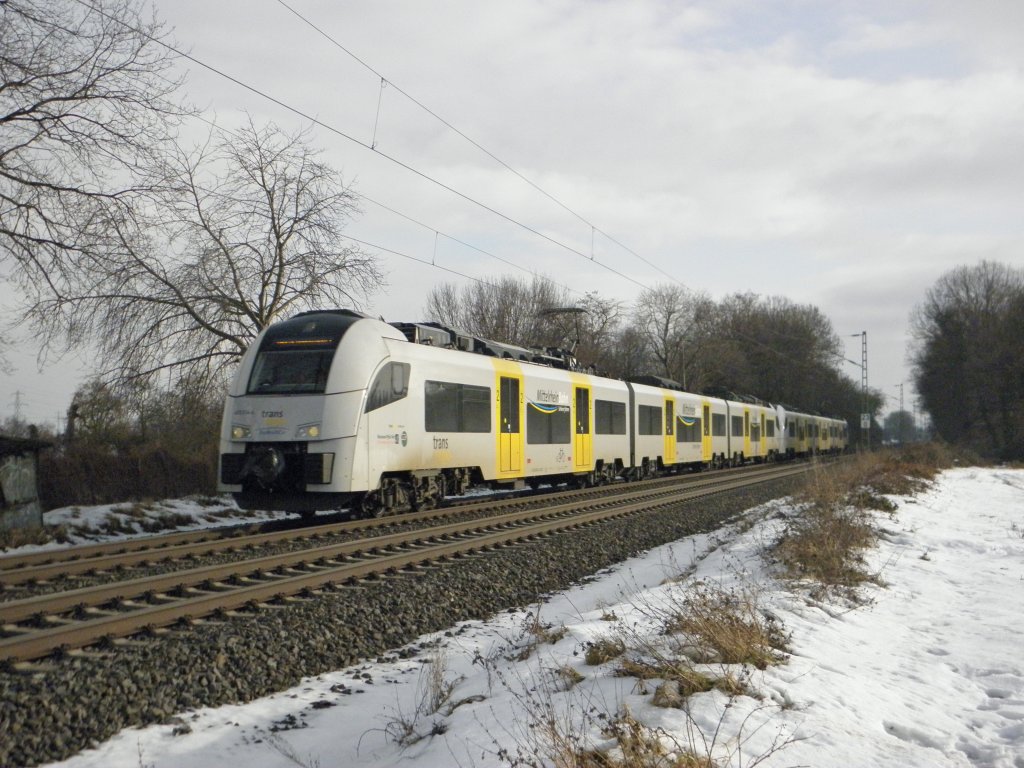 Trans Regio 460 in Bornheim am 3.1.11. Gru� an den Tf !!