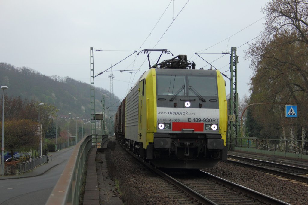 TXL ES 64 F4-030 (E189-930RT)in Rh�ndorf am 5.4.2012