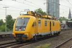 DB Netz 711 107-3 in K�ln Messe-Deutz am 29.6.2012