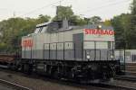 Strabag 203 166-4 in K�ln West am 17.10.2012