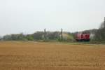 VEB V100 2091 (212 091-3) als Tfzf in Vilich-M�ldorf am 5.4.2012
