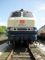 DB 217 014-0 im DB Museum Koblenz-L�tzel am 9.4.2011  
