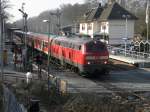 DB 218 139-4 mit dem RB23 in Wittschlick am 4.3.2011