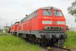 DB Museum 218 217-8 in Koblenz-L�tzel am 19.5.2012