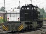 MRCE 500 1571 Mak G1206 f�hrt solo durch Duisburg Entenfang am 28.4.2011