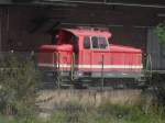 Eine Henschel Werkslok in Unkel am Rhein am 24.8.10