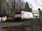 ITL 185 649-1 f�hrt solo durch Bonn Oberkassel am 3.3.2011