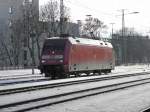 DB 101 029-7  Solo  in K�ln West am 30.12.10