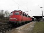 DB 110 435-5 mit dem RB48 in K�ln West am 12.3.2011