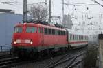 DB 110 427-2 am Emdener IC in K�ln Hbf am 17.2.2012