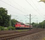 DB 110 410-8 in K�ln-Stammheim am 5.7.2012