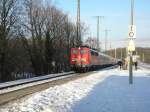 DB 110 200 mit einem IC in K�ln West am 30.12.10