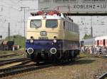 E10 1239 auf der Lokparade in Koblenz-L�tzel am 21.5.2011