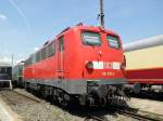 DB 110 210-2 im DB Museum Koblenz am 8.6.2011