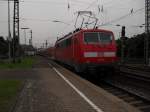 DB 111 010 in K�ln Deutz am 2.9.10
