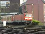 DB 143 309 als S6 nach K�ln Nippes in K�ln Hbf am 28.5.2011