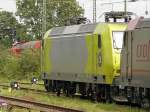 alphatrains 145 CL-031 abgestellt in Krefeld Hbf am 12.8.2011