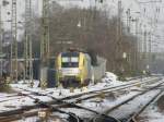 Dispolok ES 64 U2-095 abgestellt in Krefeld Hbf am 4.1.11