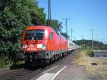 Br.182 002-6 vor dem IC in K�ln-West.