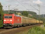 Railion 185 175-7 in Limperich am 21.7.2011