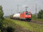 DB 185 073-4 in Ratingen Lintorf am 15.8.2011