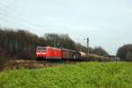 DB 185 038-7 in Gei�lar am 28.1.2012