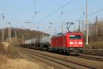 DB 185 367-0 in K�ln West am 10.2.2012