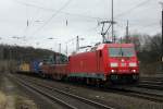 DB 185 353-0 in K�ln West am 18.2.2012