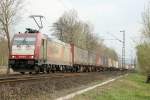 Crossrail 185 600-4 in Rh�ndorf am 29.3.2012