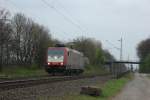 Crosrail 185 591-5 in Vilich-M�ldorf am 5.4.2012