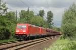 DB 185 314-2 mit Schwestermaschine in Unkel am 12.5.2012