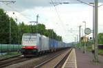 Rurtalbahn 186 107  R2X  in Unkel am 12.5.2012