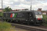 ES 64 F4-406 (E189-406)  compagnia ferroviaria italiana  abgestellt in M�nchengladbach Hbf am 1.7.2012