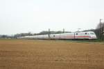 DB ICE1 401 xxx-x in Vilich-M�ldorf am 5.4.2012