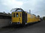 712 001-7 ein ehemaliger Tunnelmesswargen steht auch im Eisenbahnmuseum in Bochum-Dahlhausen am 19.10.2010.