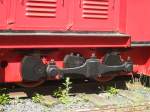 Das Fahrwerk der V6 des Br�ltalbahn-Museum´s in Asbach.