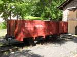 Der Wagen 812 der RSE im Museum Asbach.