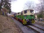 Dieselok D1 und D2 als Schubhilfe f�r die Lok 99 auf der Brohltalbahn