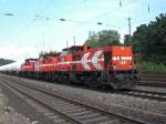 DE 81 als Dreifachtraktion mit dem Gaszug in K�ln-West.