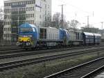 HGKs Vosslohs Maschinen mit Vollbelastung in K�ln West am 12.2.2011