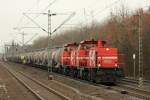 HGK 271 011 und 019 in K�ln-Stammheim am 11.4.2012