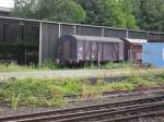 Ein Gedeckter G�terwagen von der RSE in Beuel am 24.7.10