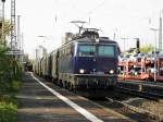 Northrail 1142.635-0 in Bonn-Beuel am 7.4.2011. Gru� an den Tf
